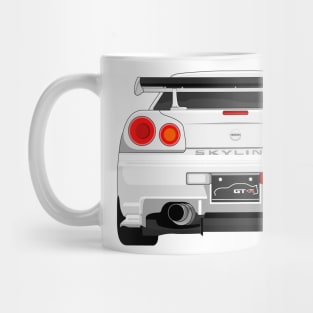 GTR R34 WHITE Mug